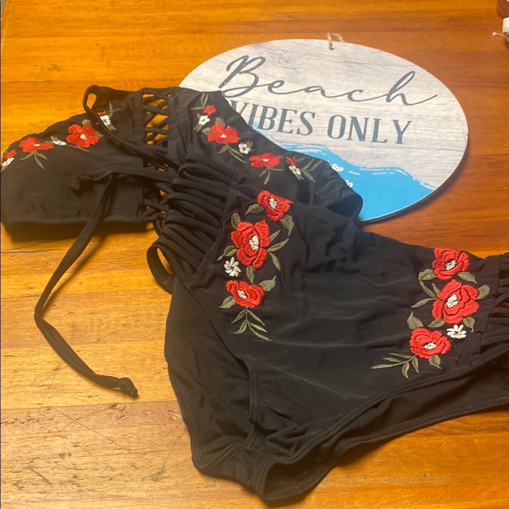 Hollister Black Swimwear